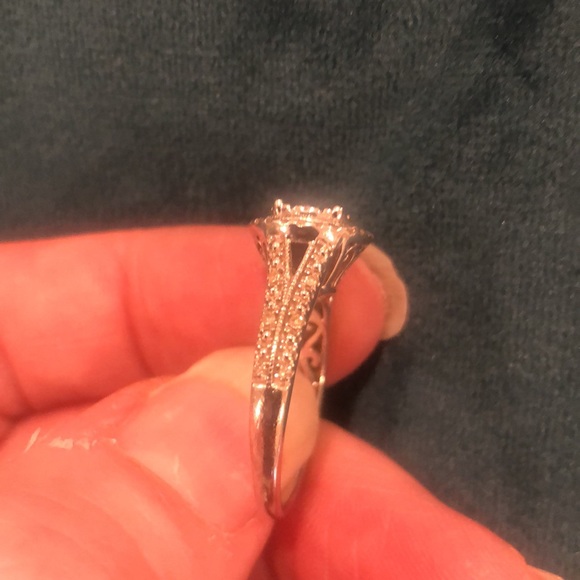TruMiracle diamond ring in sterling silver, Size 7 - Picture 3 of 3
